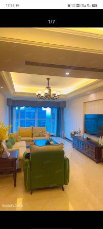 东部新区滨湖城精装套三双卫,105平119万,带中央空调带暖气,带人防车位