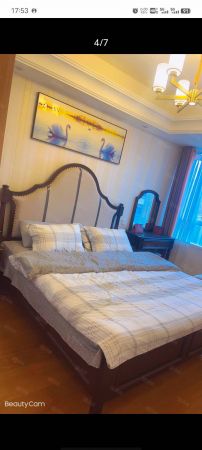 东部新区滨湖城精装套三双卫,105平119万,带中央空调带暖气,带人防车位